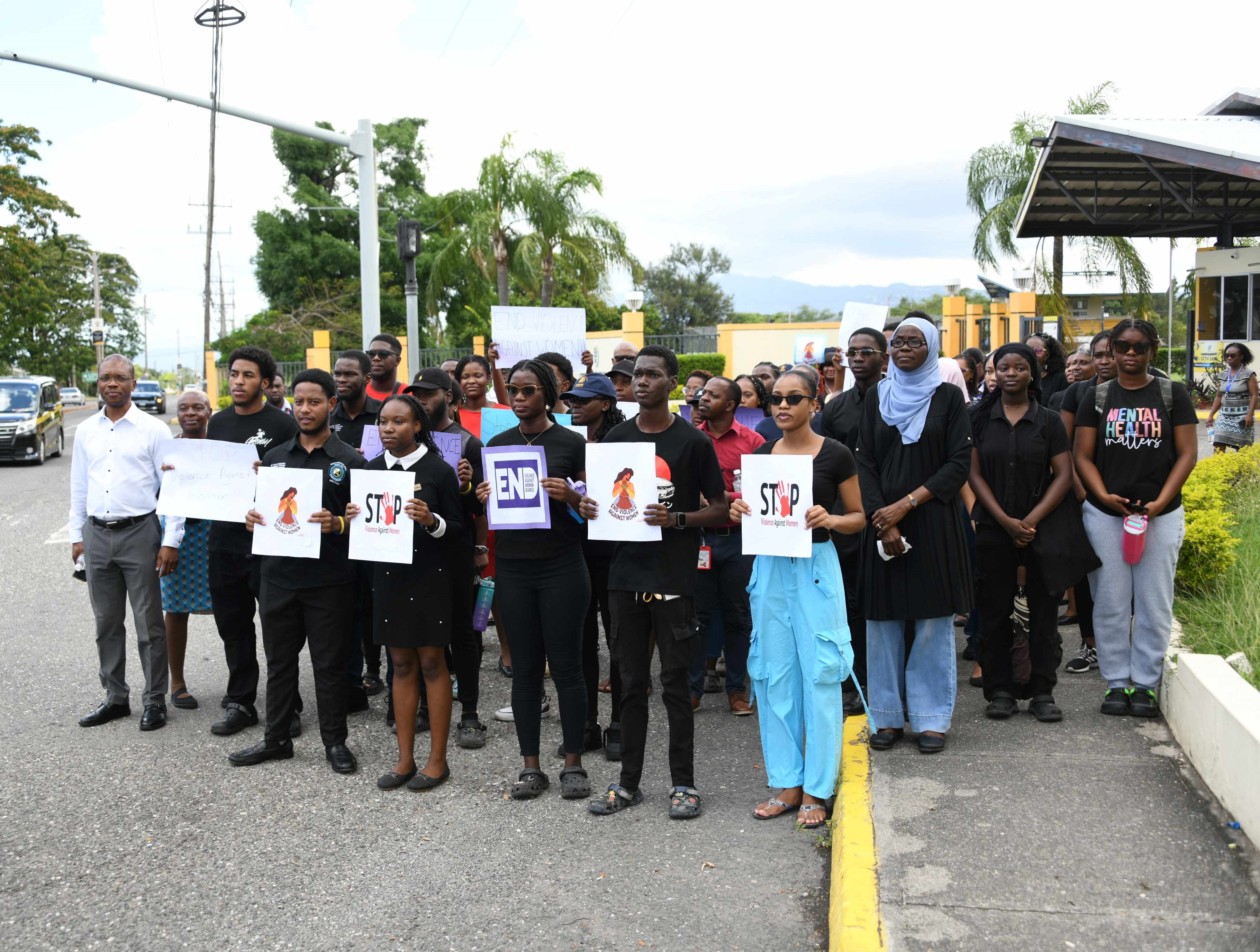 UTech, Jamaica Students’ Union Leads Peaceful Community March to Call for an End to Gender-Based Violence  